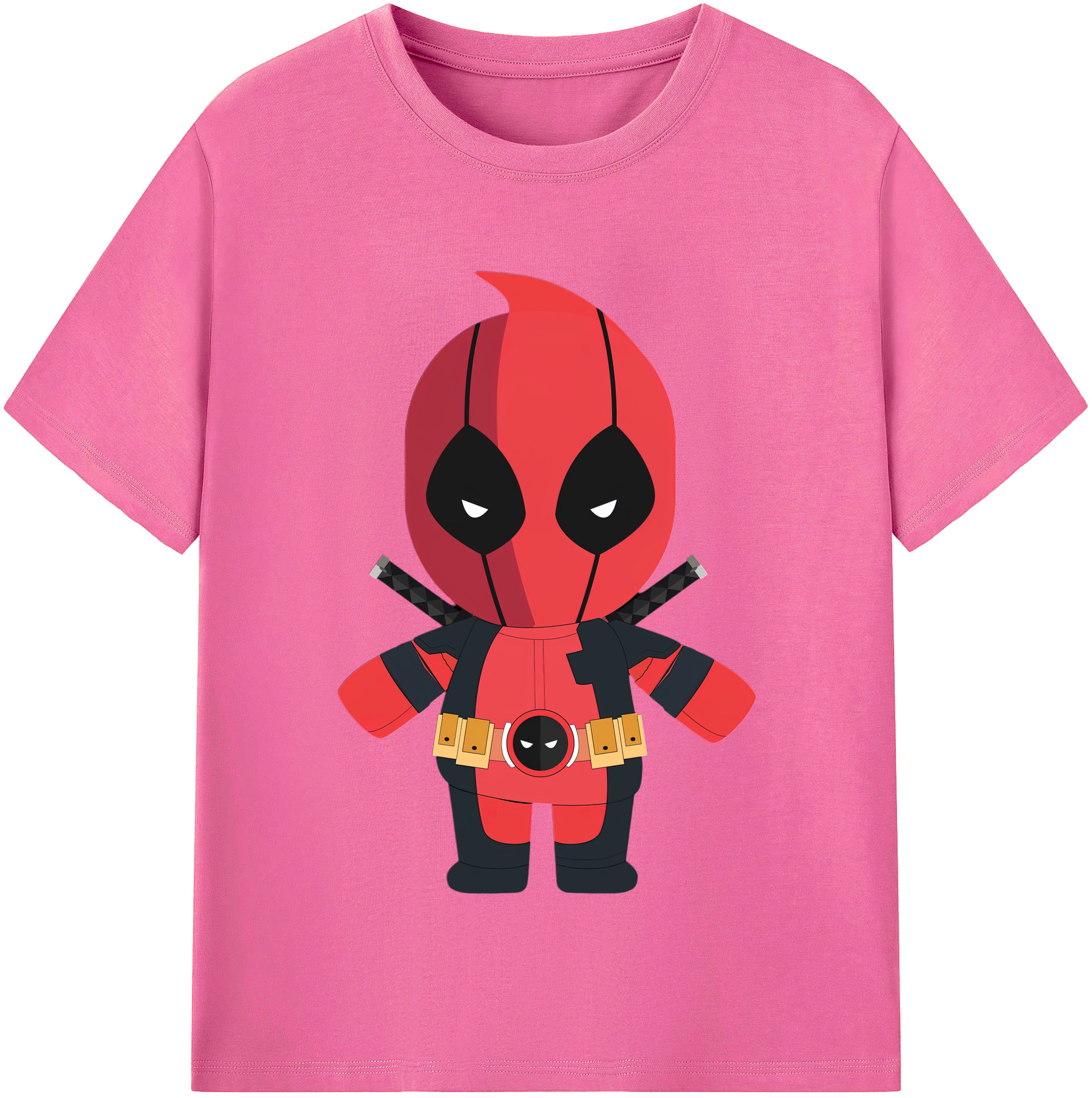 （画像用） Deadpool デッドプール レディースカジュアルプリントTシャツ（綿100％）